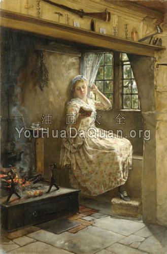 A Cosey Corner - 弗朗西斯·戴维斯·米勒